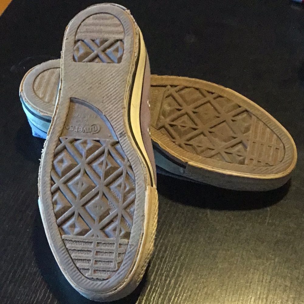 Purple Converse Sneakers - Picture 2 of 4